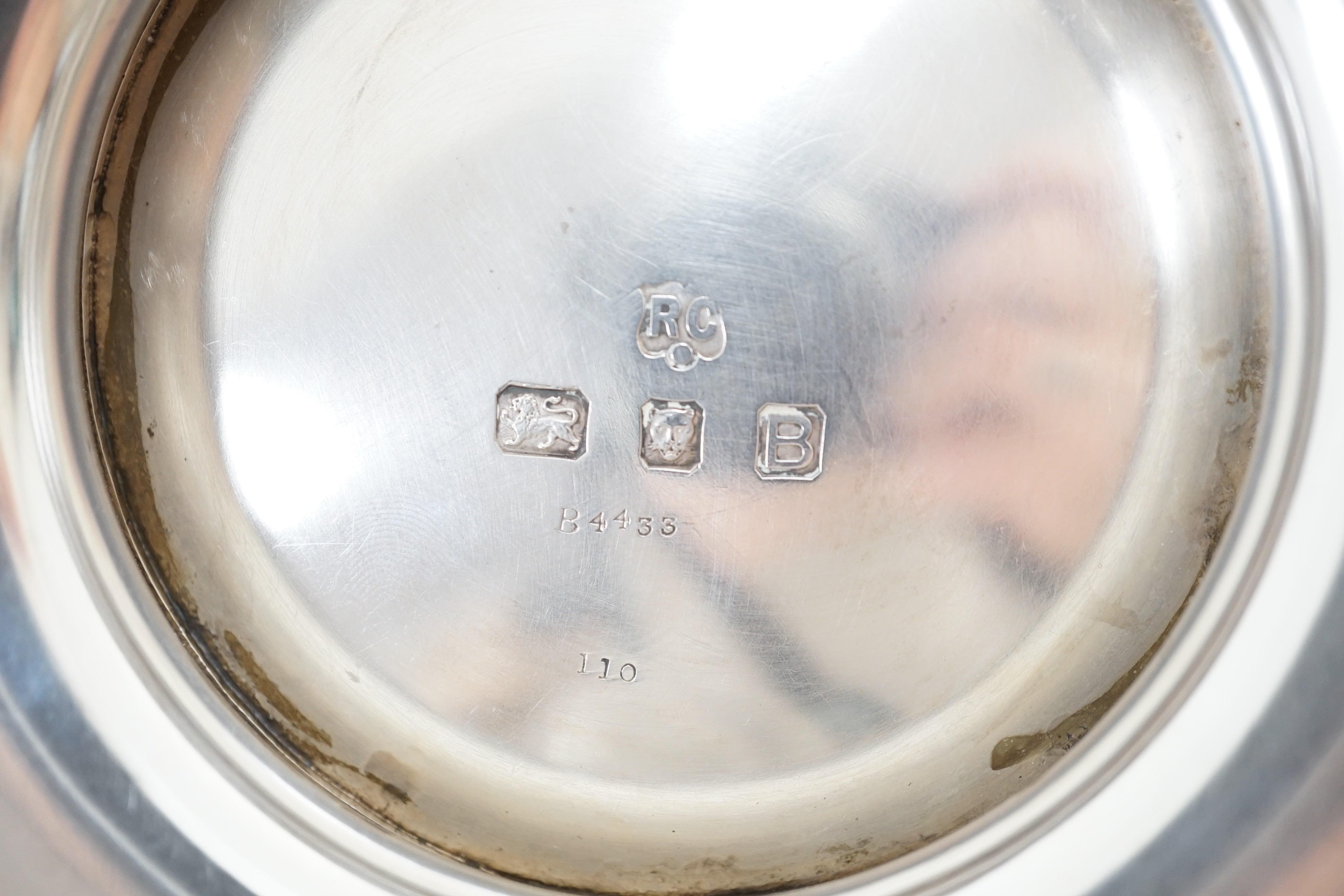 A George VI silver two handled cup and cover by William Comyns & Sons Ltd
